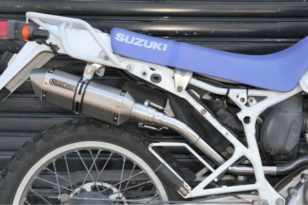 専用スズキ ジェベル125ソリッド モタード 異形 スリップオン