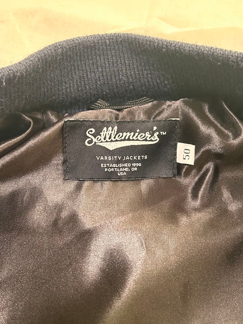 Settlemier's スタジャン ネイビー サイズ50