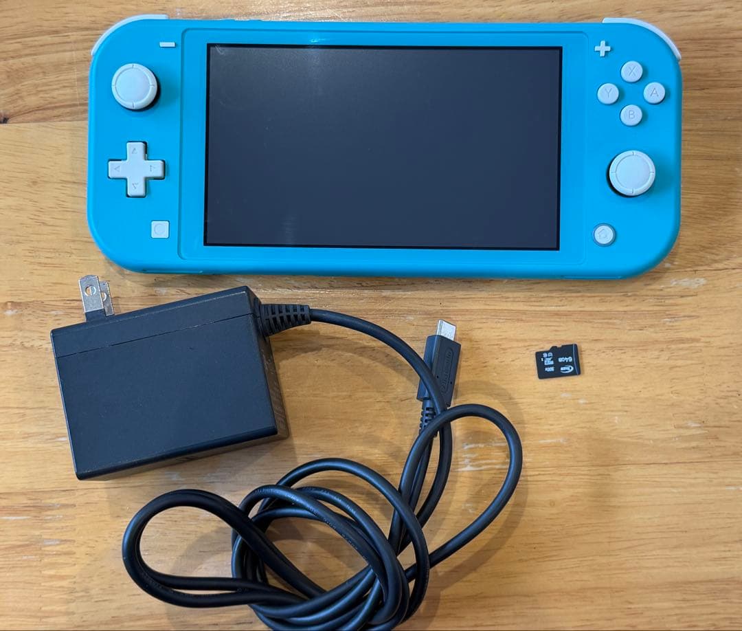 Nintendo Switch Lite ターコイズ　本体 充電器付き