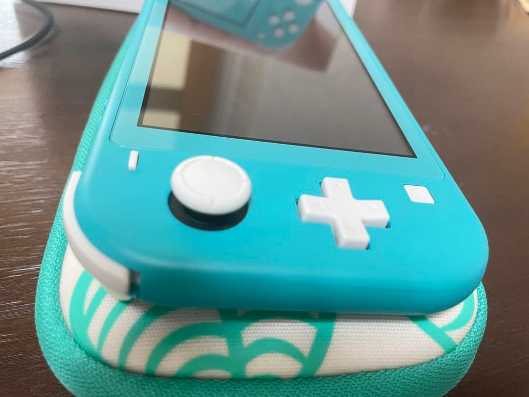 Switch Liteターコイズ(ケース、ポケモンバイオレット、ピクミンセット)