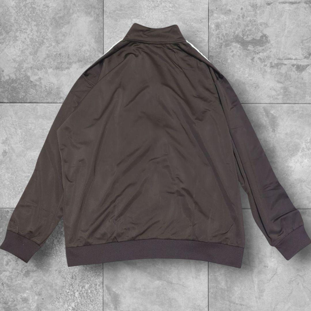 3XL アディダス トラックジャケット ブラウンベッケンバウアー ソリュン着用