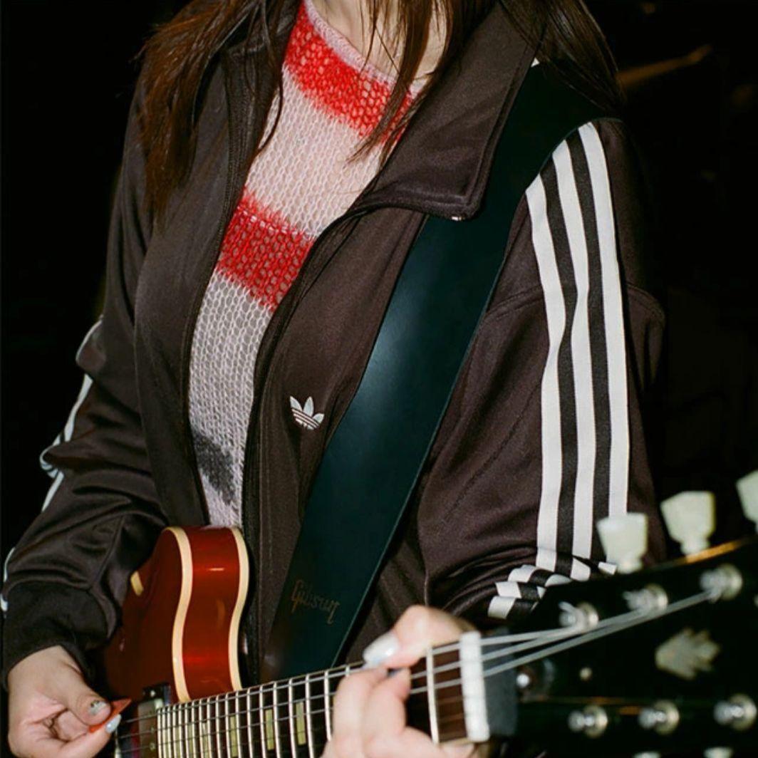 3XL アディダス トラックジャケット ブラウンベッケンバウアー ソリュン着用