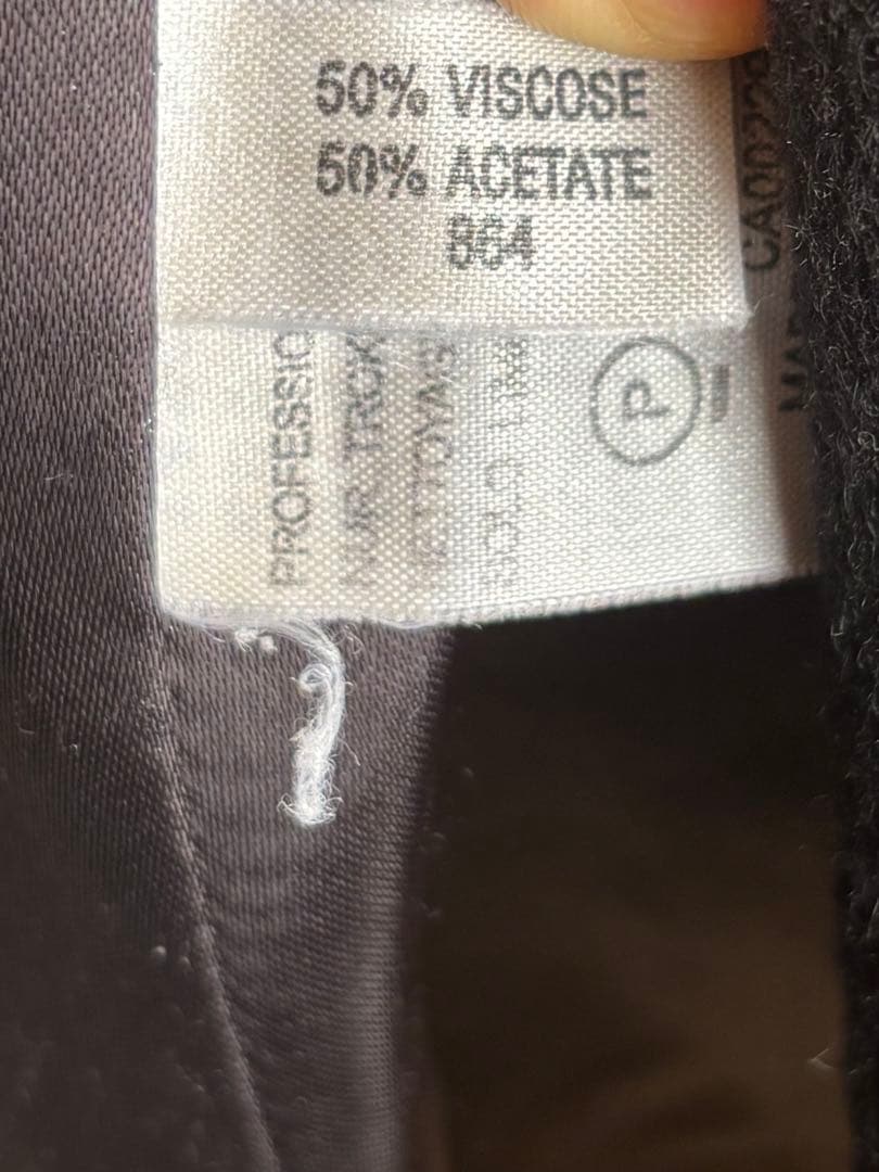 Aquascutum メンズ カシミヤコート 黒 LL 英国製