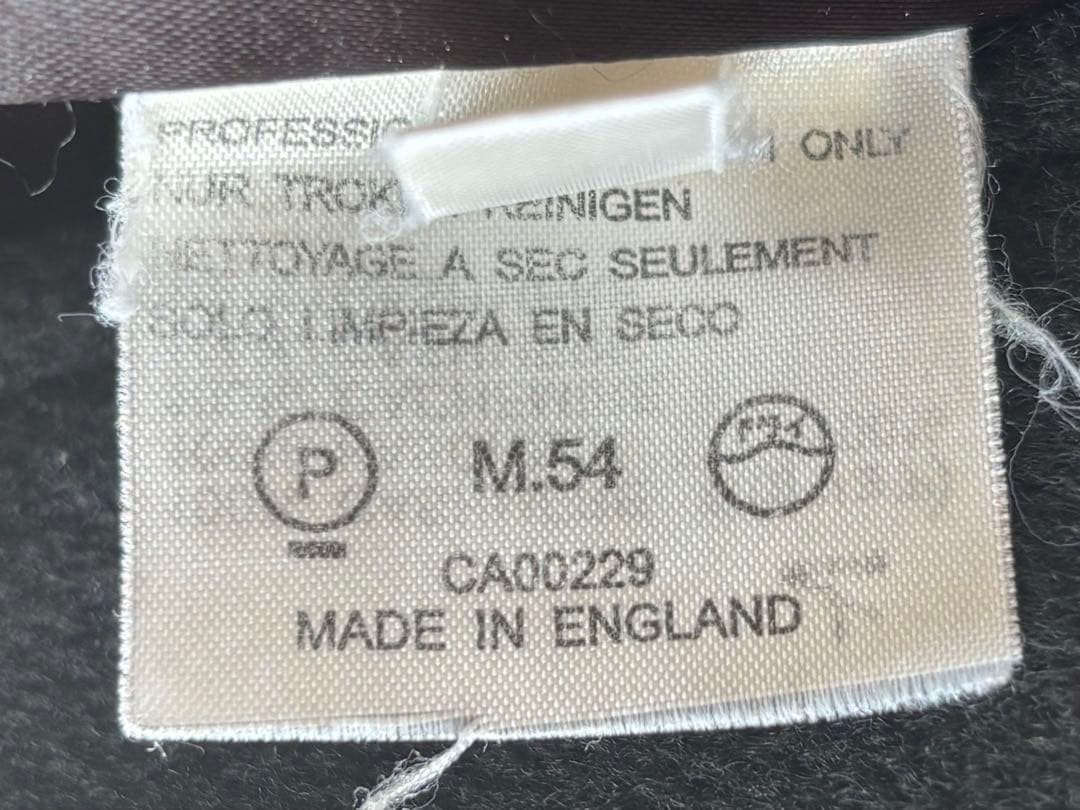 Aquascutum メンズ カシミヤコート 黒 LL 英国製