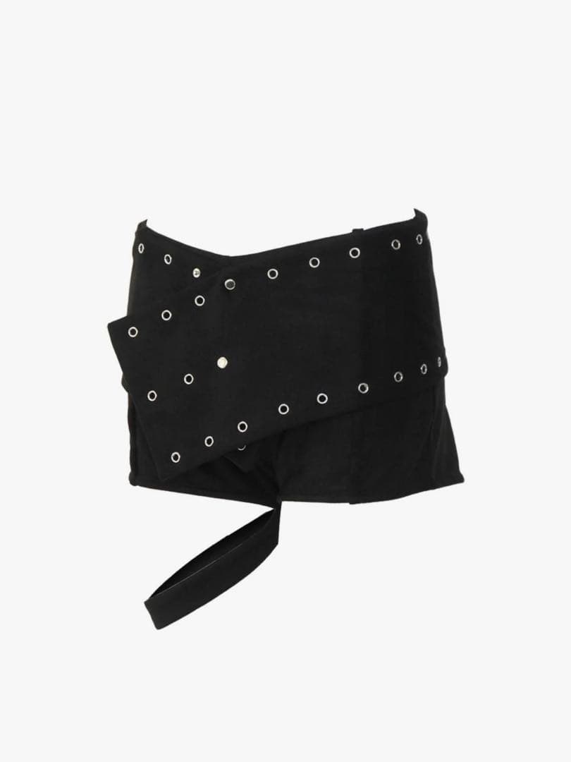 パンツ theredthread S cow short pants black