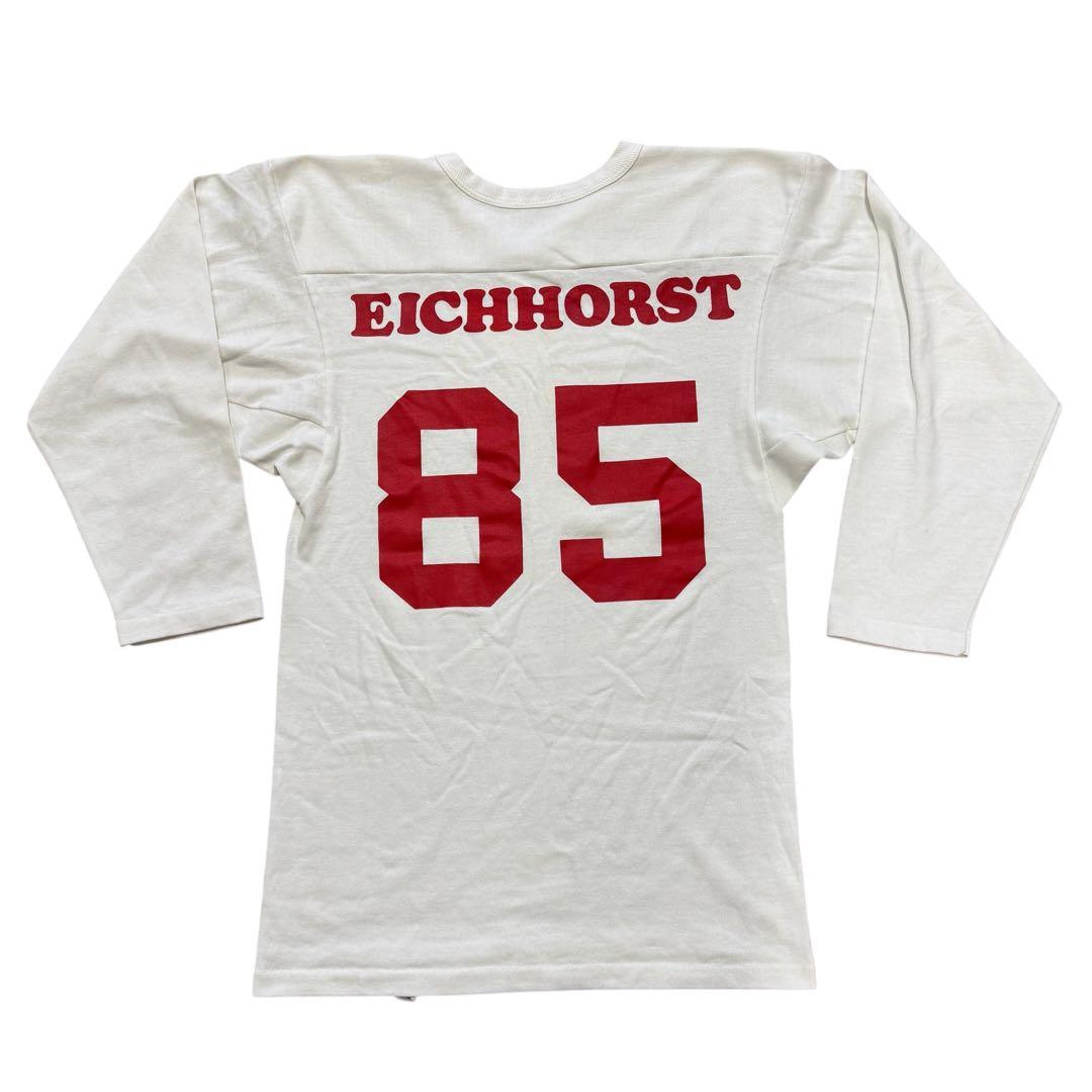 ビンテージ　70s ラッセル　金タグ　フットボールT インディアンヘッド　USA