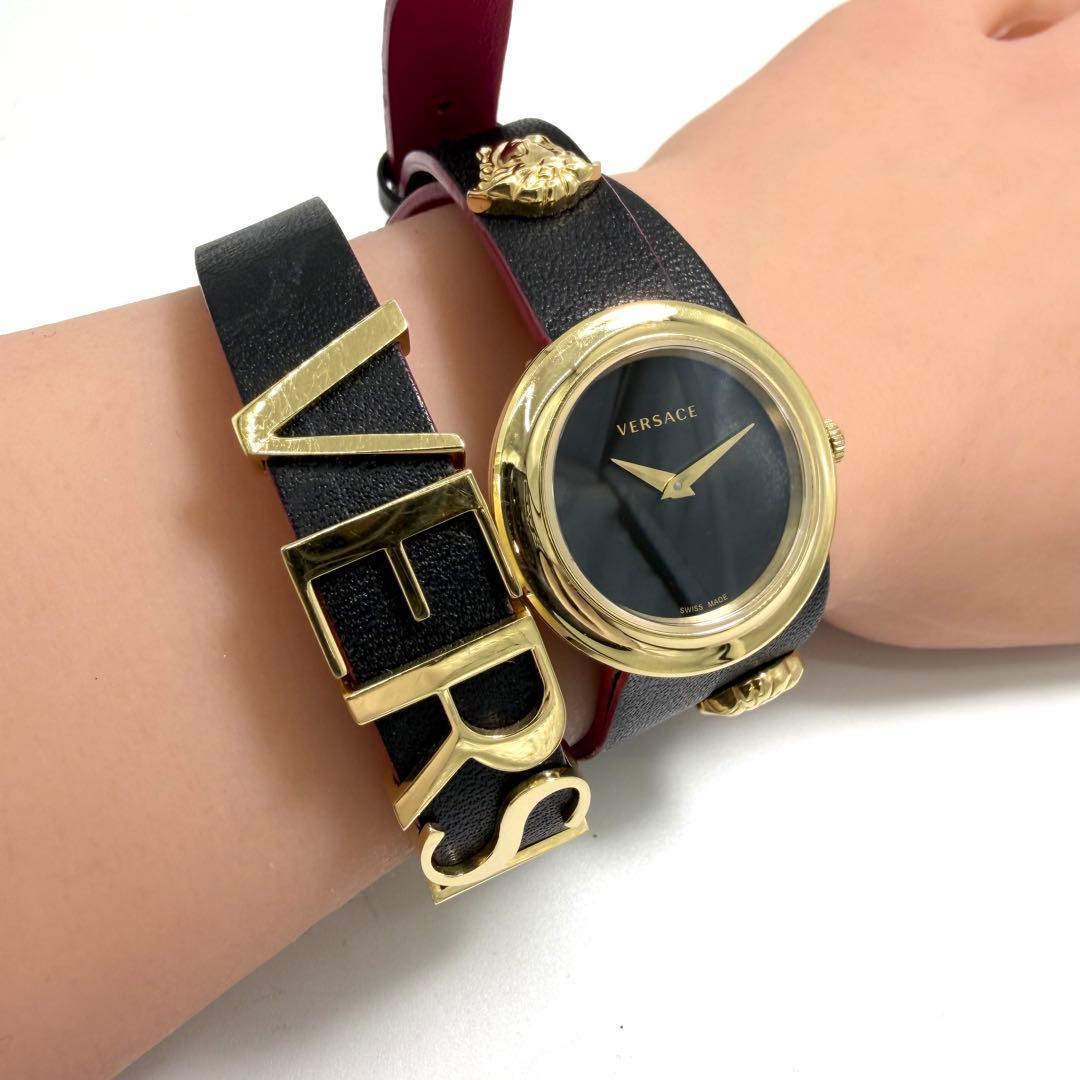 【稼働】 激レア ヴェルサーチ 腕時計 レディース メドゥーサ ゴールド