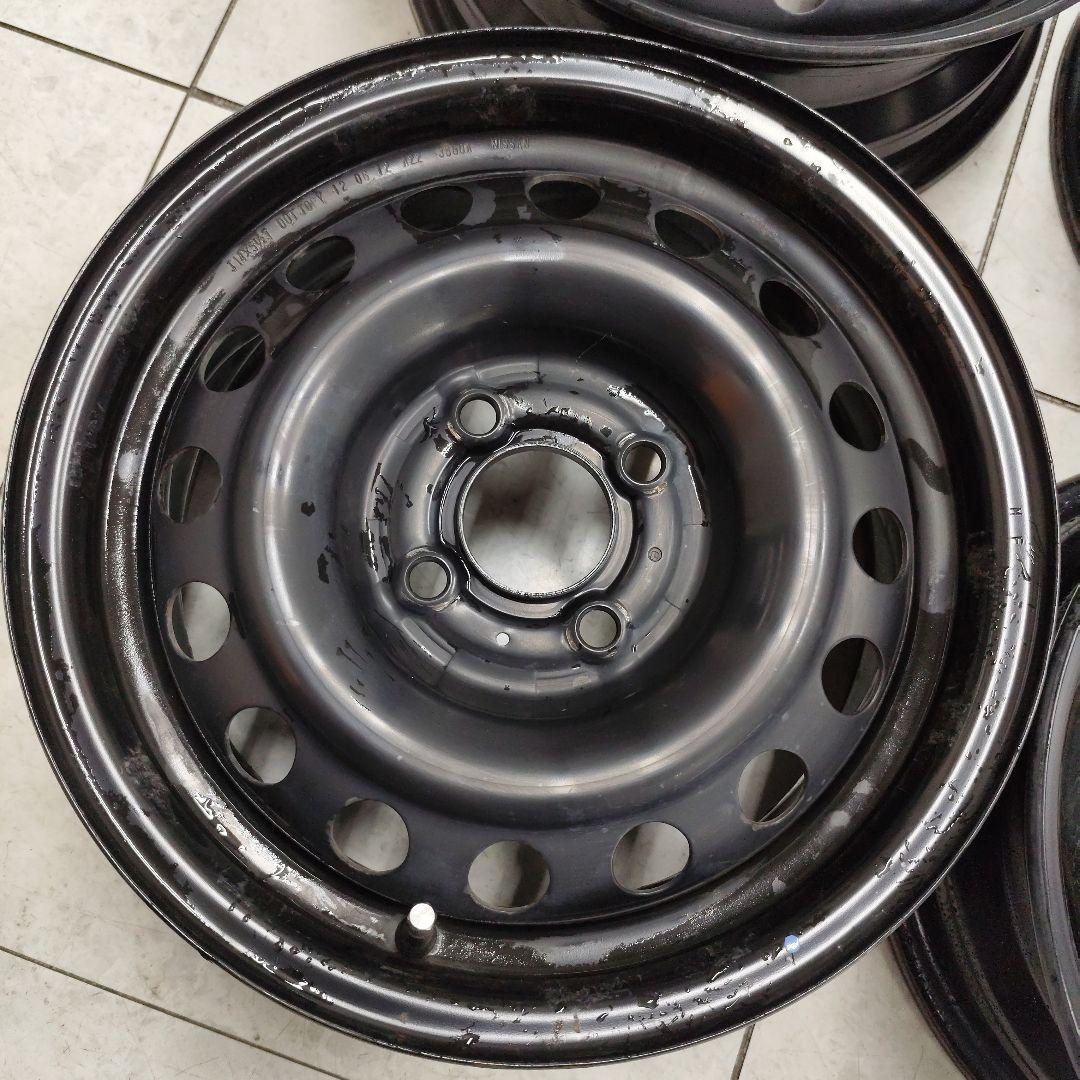 日産 ノート スチールホイール ホイールキャップ セット