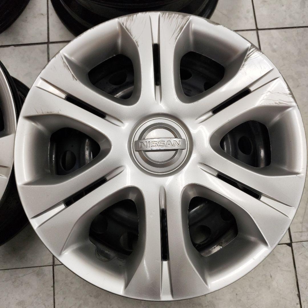 日産 ノート スチールホイール ホイールキャップ セット