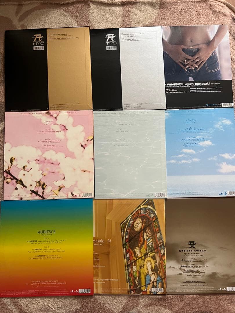 浜崎あゆみ　LPレコード　アナログ盤　9枚
