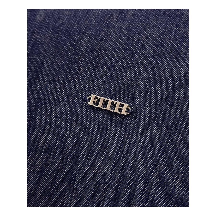 FITH スラブヤーン 襟付き スモッキング 長袖 ブラウス 140