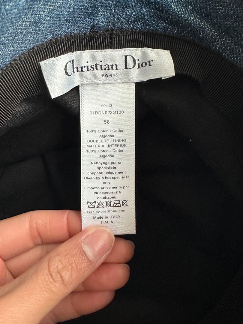 Dior デニム バケットハット