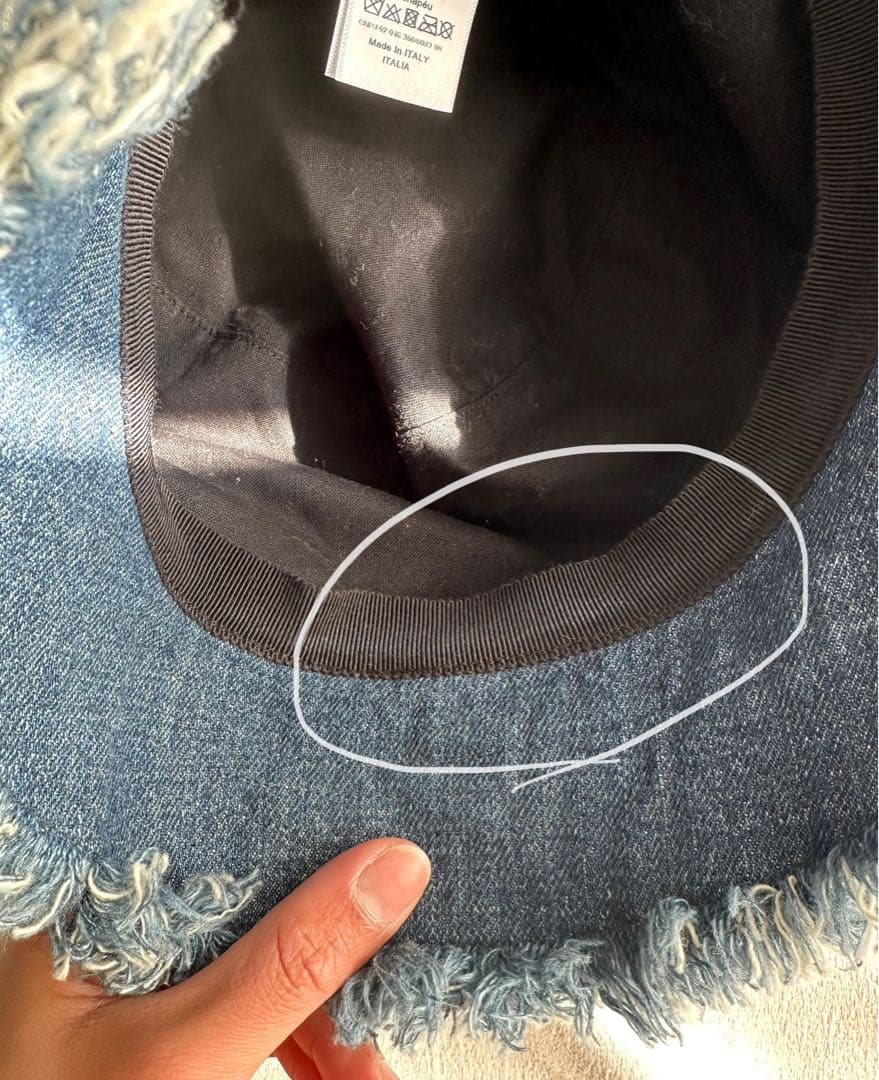 Dior デニム バケットハット