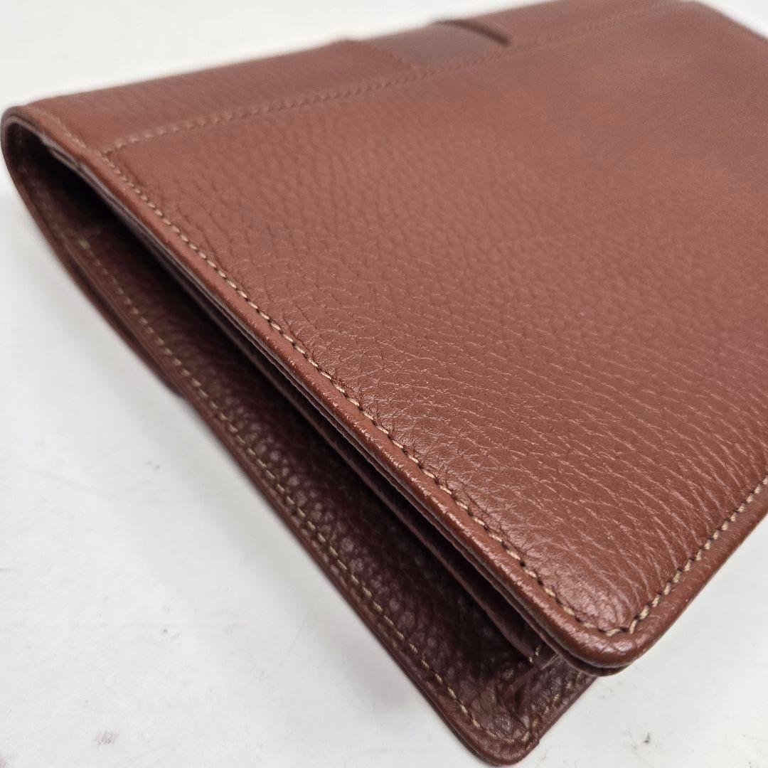 ほぼ未使用 BURBERRY クラッチバッグ 鍵完備 シボレザー