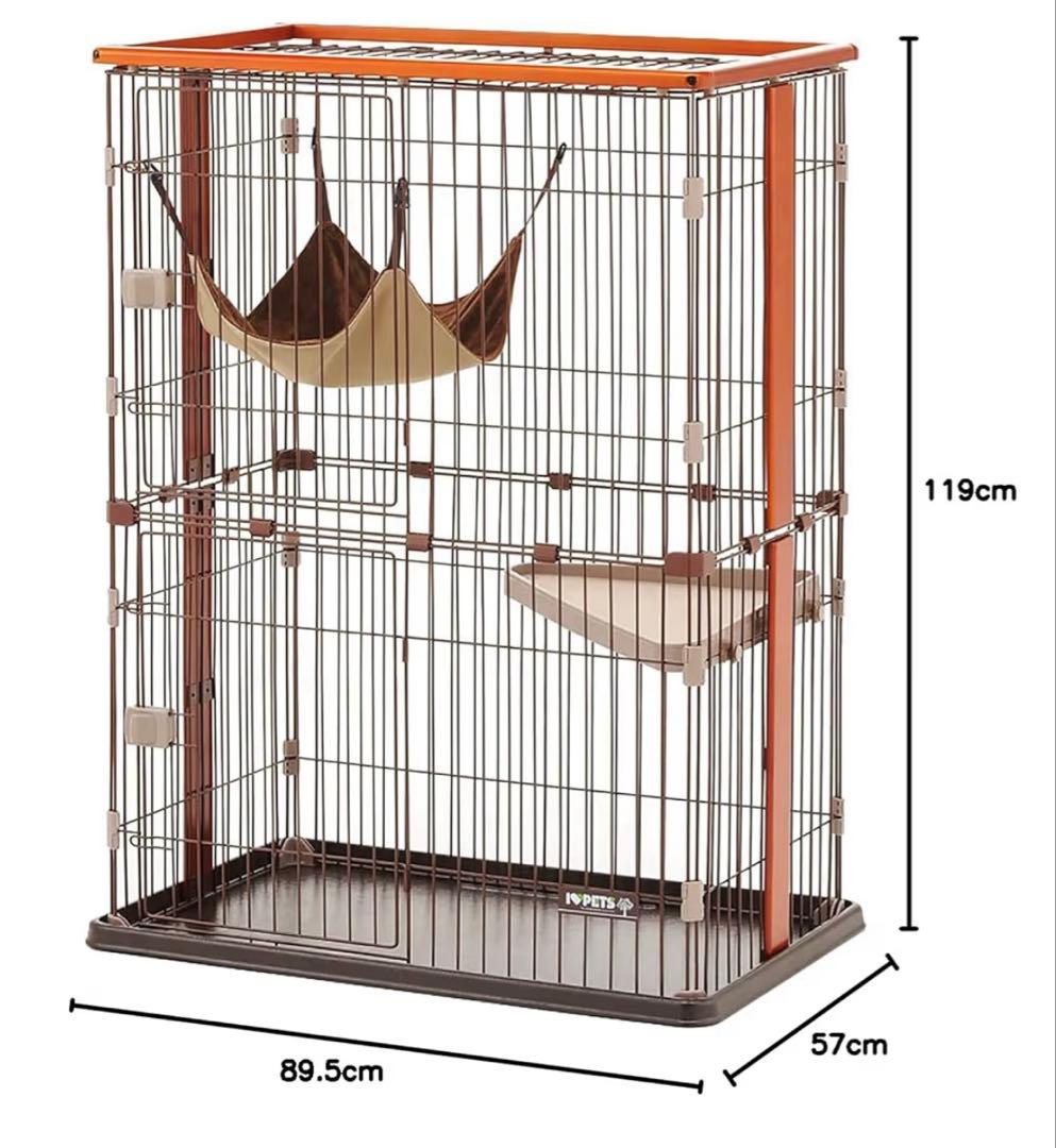 ボンビアルコン (Bonbi) ウッドワンサークルキャット 2段タイプ