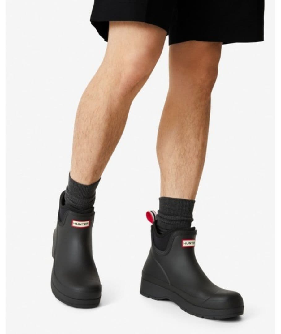 メンズ チェルシー ブーツ HUNTER レインブーツ UK7 26cm