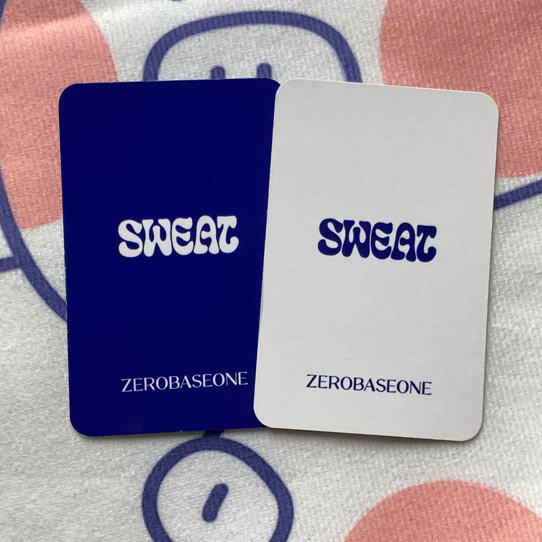 ZEROBASEONE ZB1 ハンユジン SWEAT ゼベワン トレカ2枚