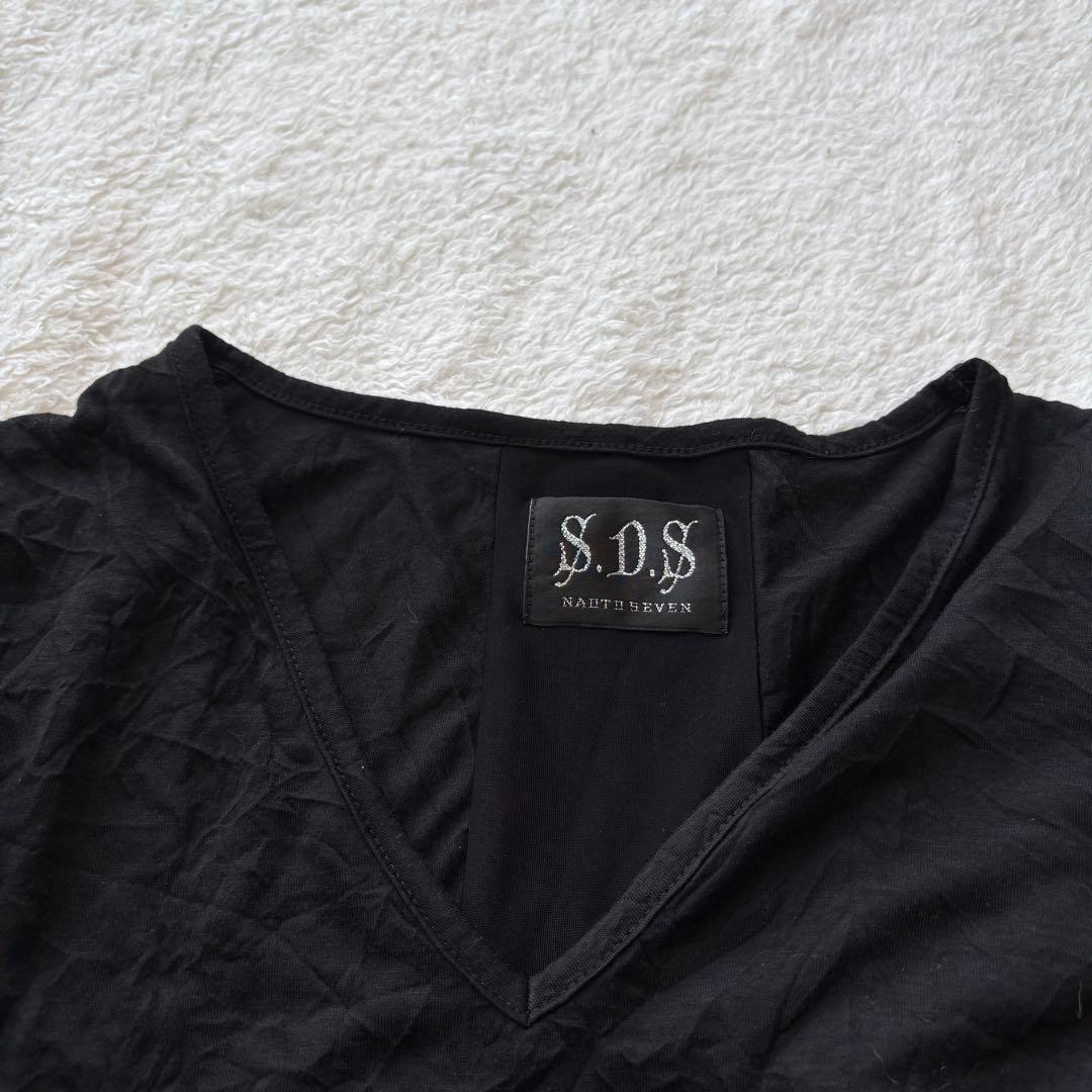 h.naoto S.D.S naoto seven 長袖カットソー ブラック