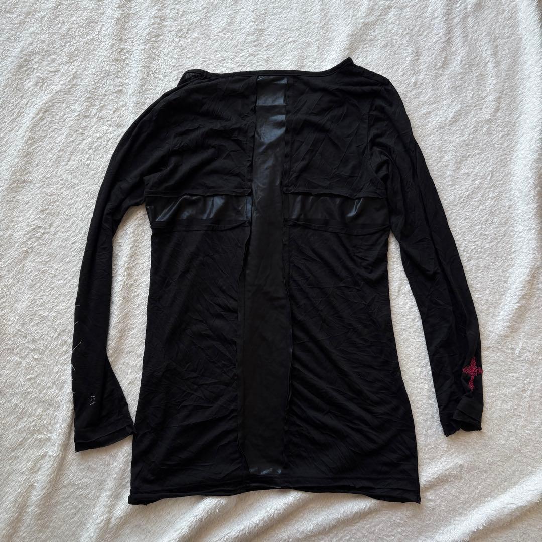 h.naoto S.D.S naoto seven 長袖カットソー ブラック