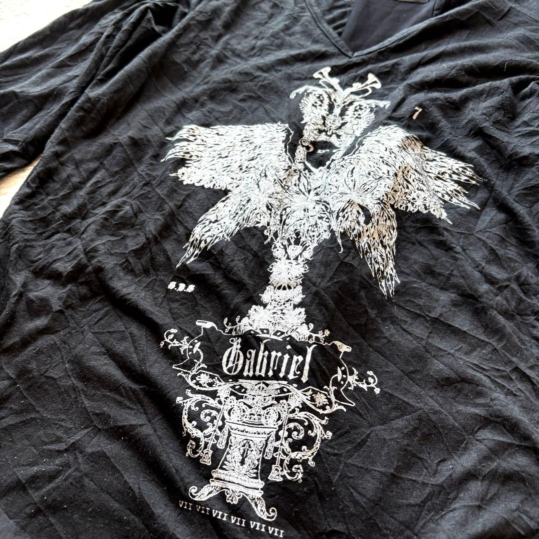 h.naoto S.D.S naoto seven 長袖カットソー ブラック