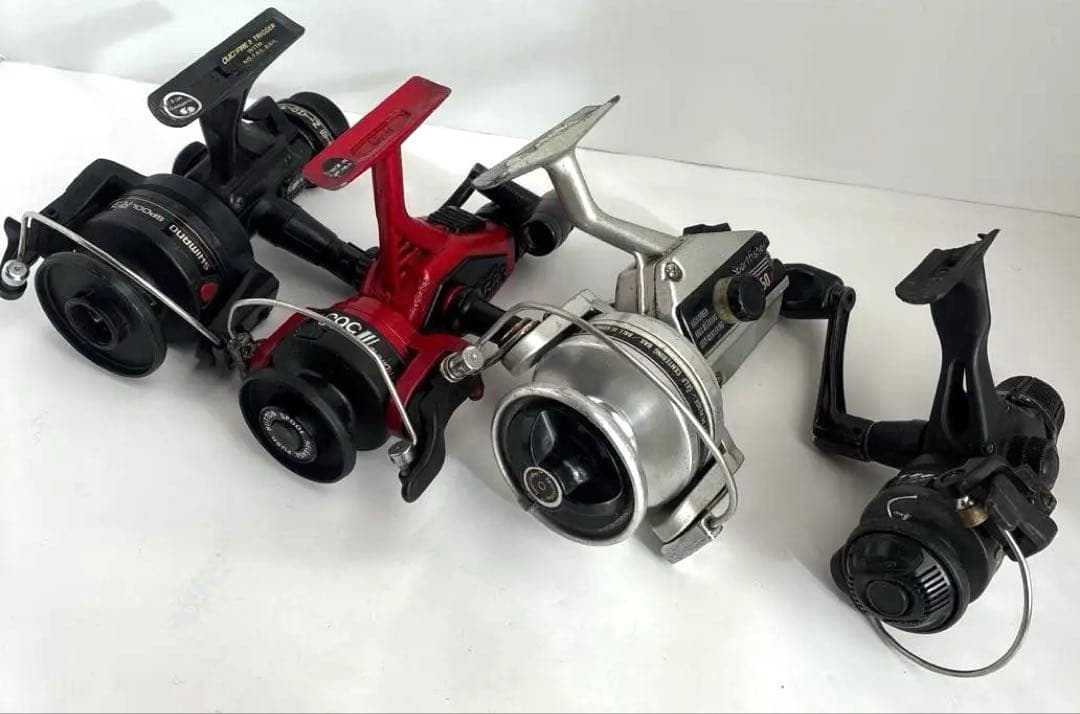 【まとめ】スピニングリール 7点 動作品 故障 部品欠損品 混じり