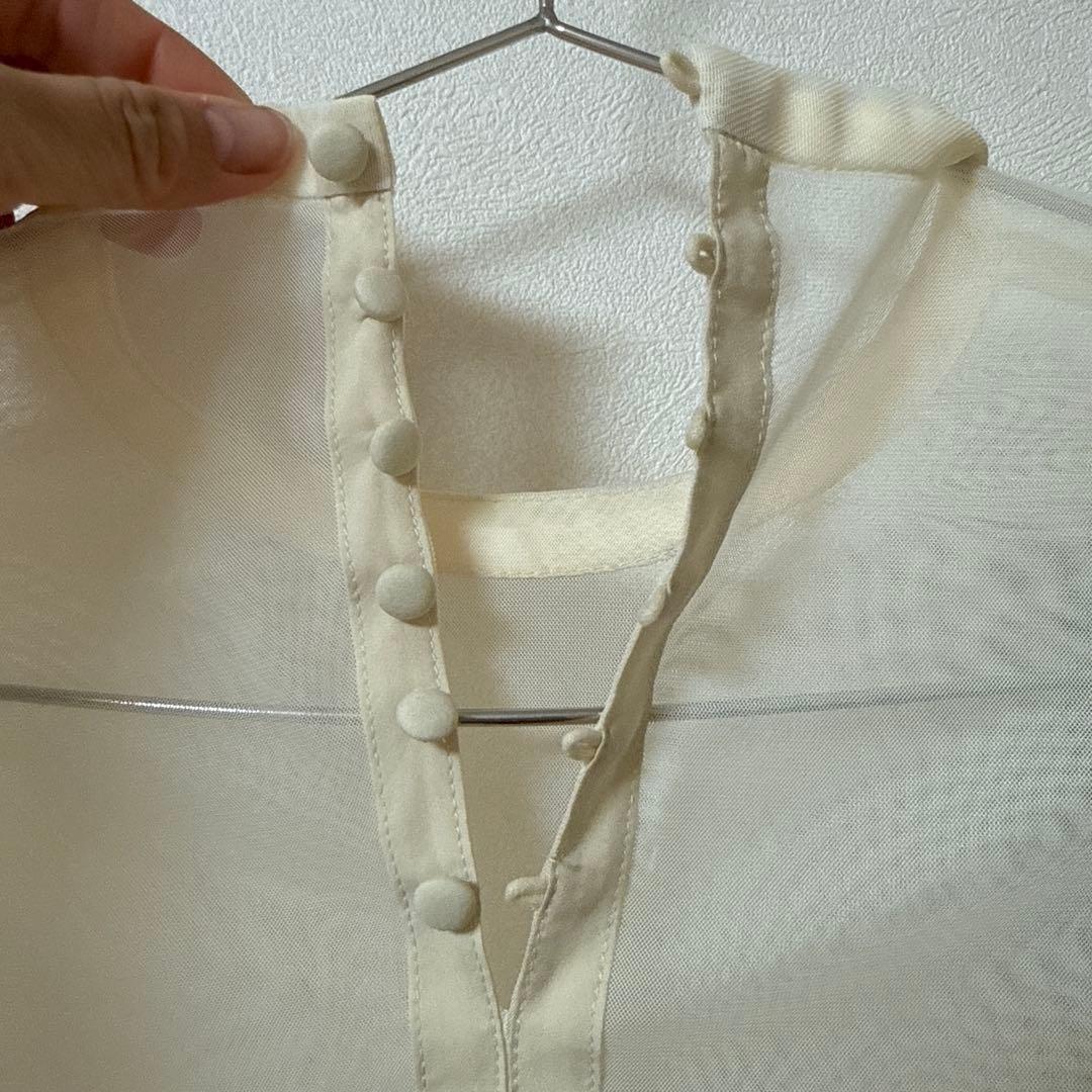 イエロードレス・ブラウスセット 結婚式参列1度着用 美品、ヨレなし、しっかり生地