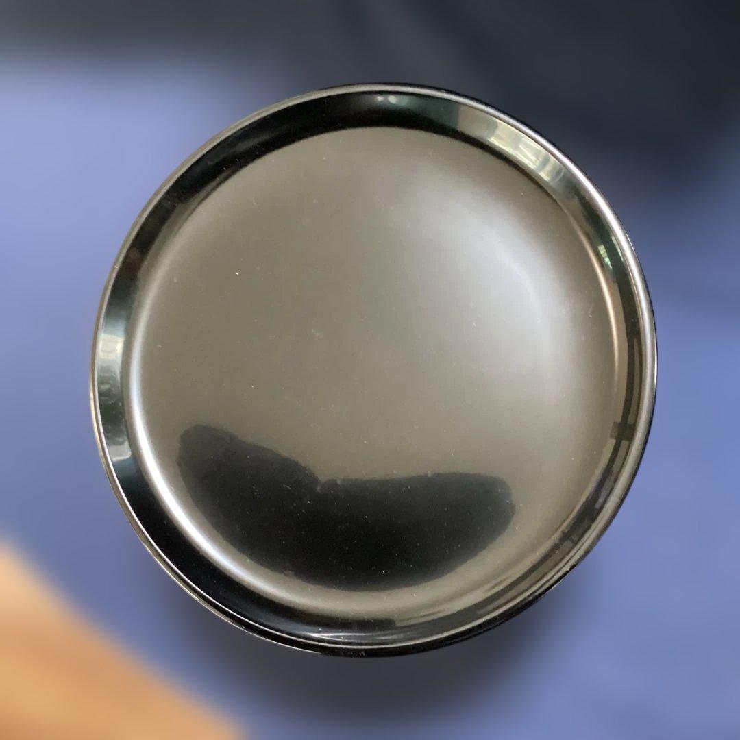 輪島塗黒塗高台八寸　10客　　新品未使用　　　木製漆器