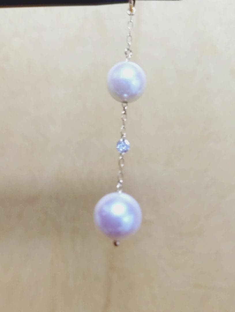 オフクさま専用♡ダイヤ付きパール　gstv ゴールド　チャーム