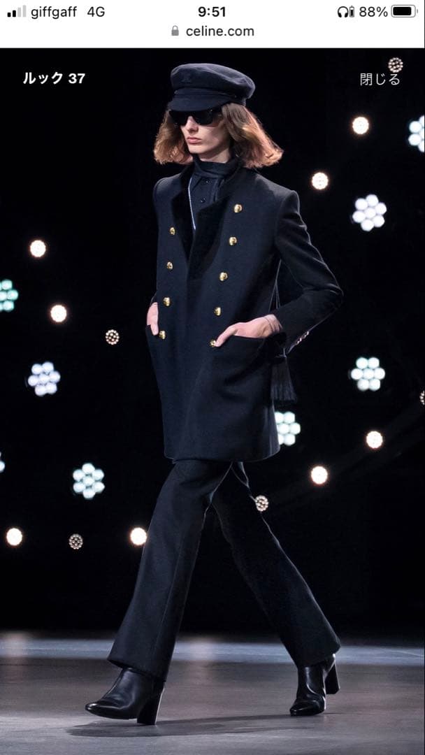 帽子 CELINE SAILER CAP