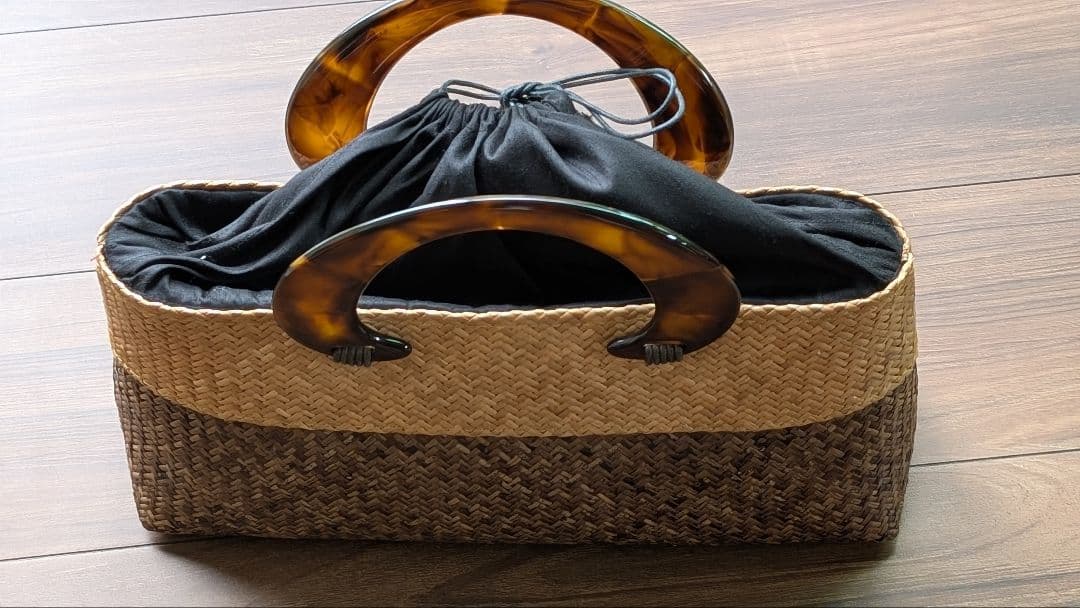 サンモトヤマ　天然素材かごバッグ