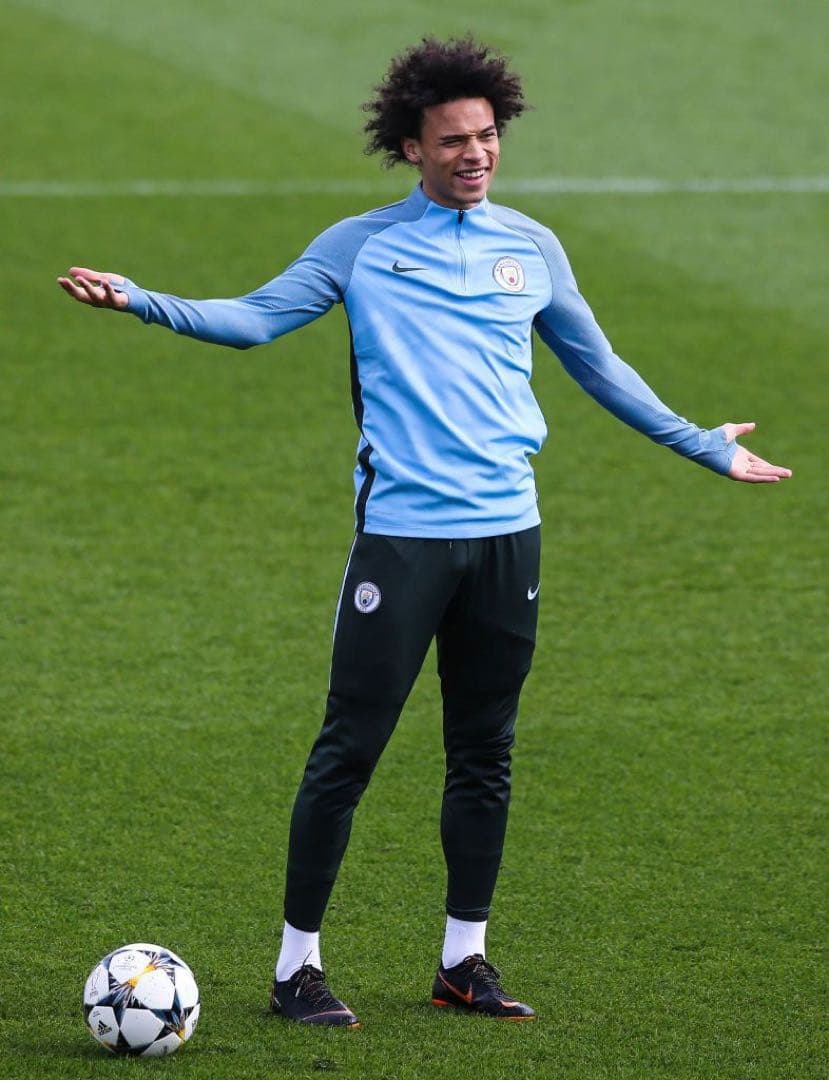 【サイン入り】 マンチェスター・シティ トレーニングウェア　レロイ・サネ