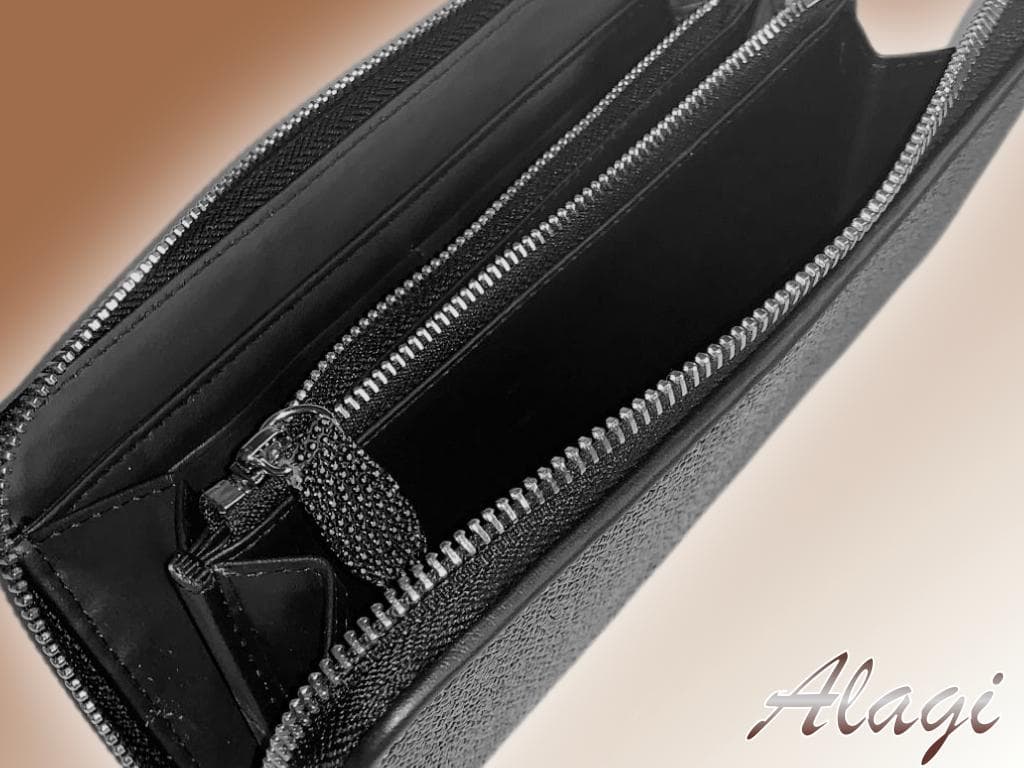 ★あーこ★【新品・高級品】ガルーシャ長財布　キャビア　2点セット