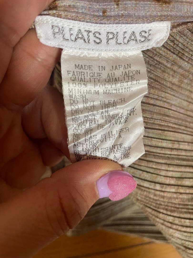 アートプリント プリーツタンクトップ サイズ3