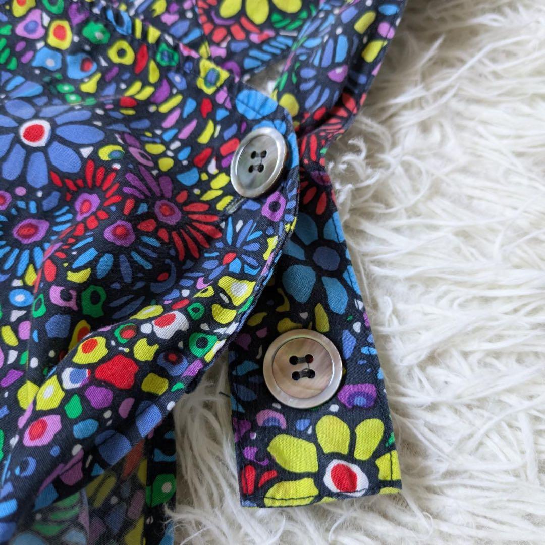 Bohemians/ボヘミアンズ　モザイクフラワーサロペット　サイズM 日本製