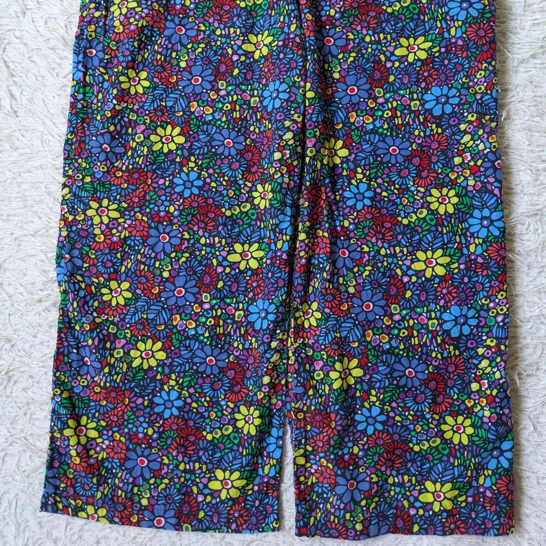 Bohemians/ボヘミアンズ　モザイクフラワーサロペット　サイズM 日本製