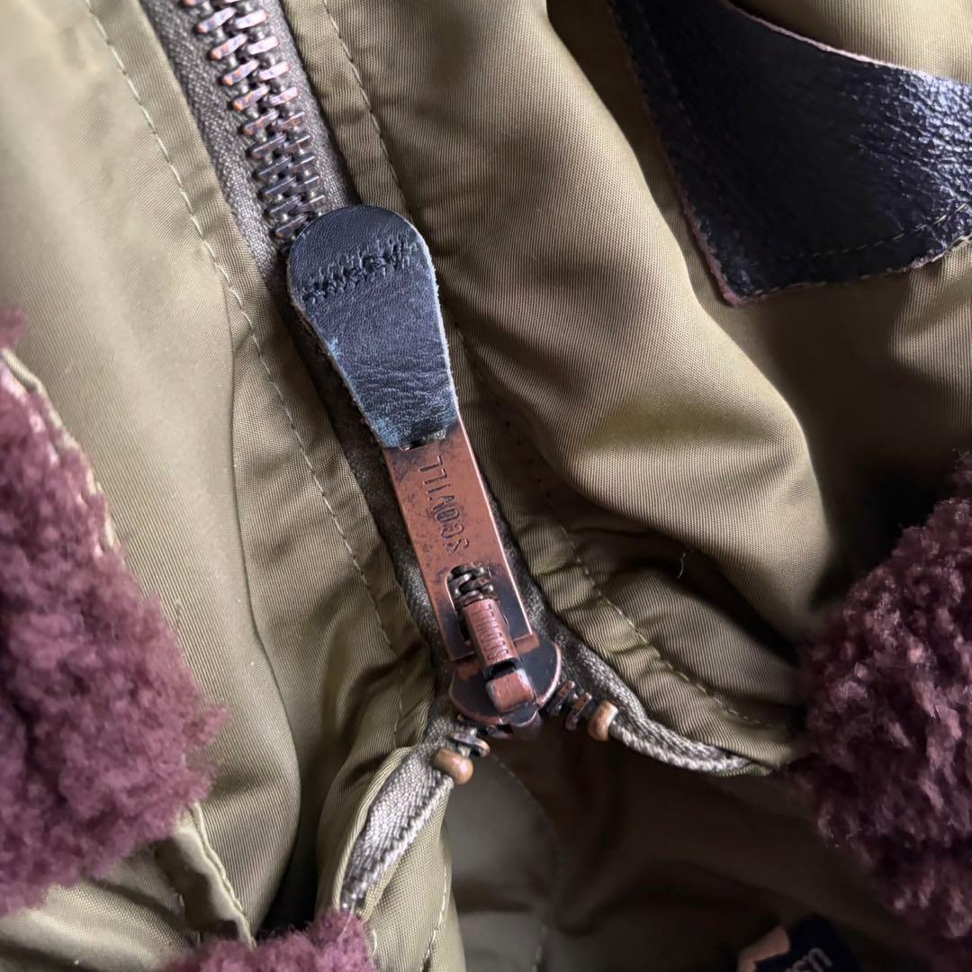 希少✨AVIREX B-15 フライトジャケット M 米国製 スコービル ボア