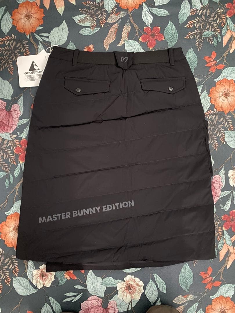 MASTER BUNNY EDITION ブラックダウンスカートサイズ2