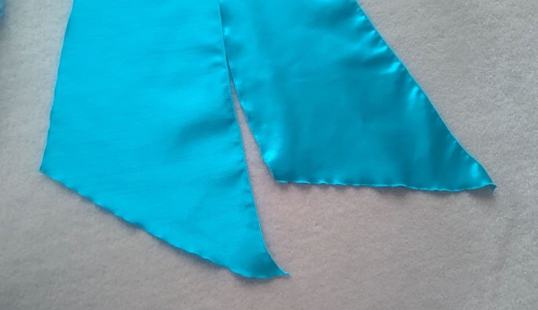 フラメンコ衣装 オーダーメイド 中古 S-Mサイズ ターコイズブルー