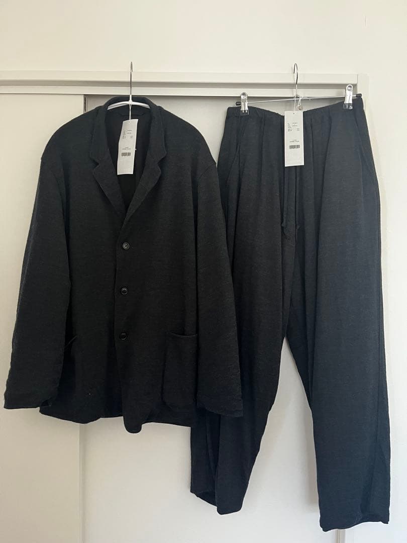 COMOLI ウールニットセットアップ 25AW 上下ともにsize1