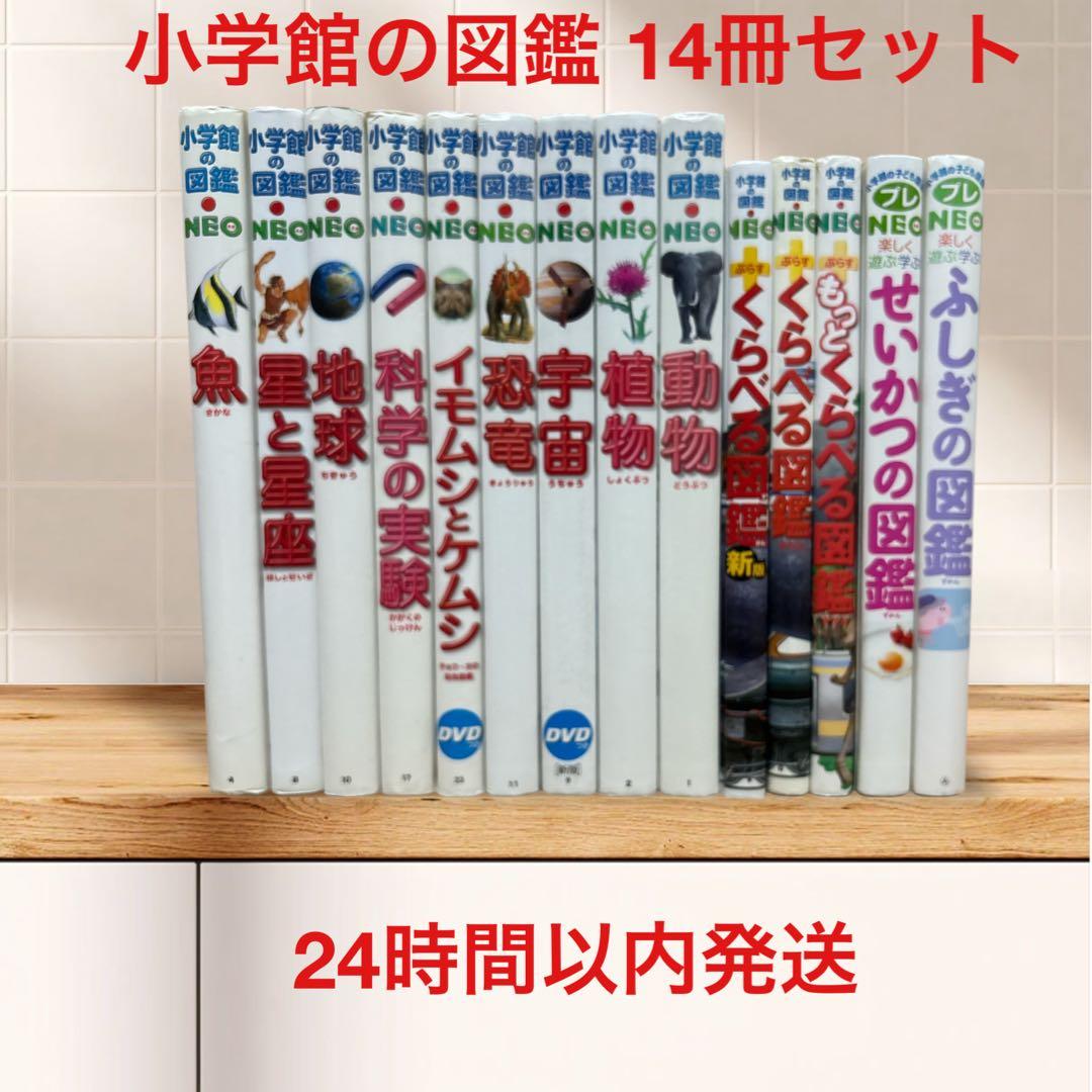 小学館の図鑑 14冊セット DVD付き
