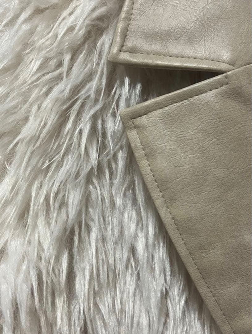 LAGUA GEM ホワイトファーコート