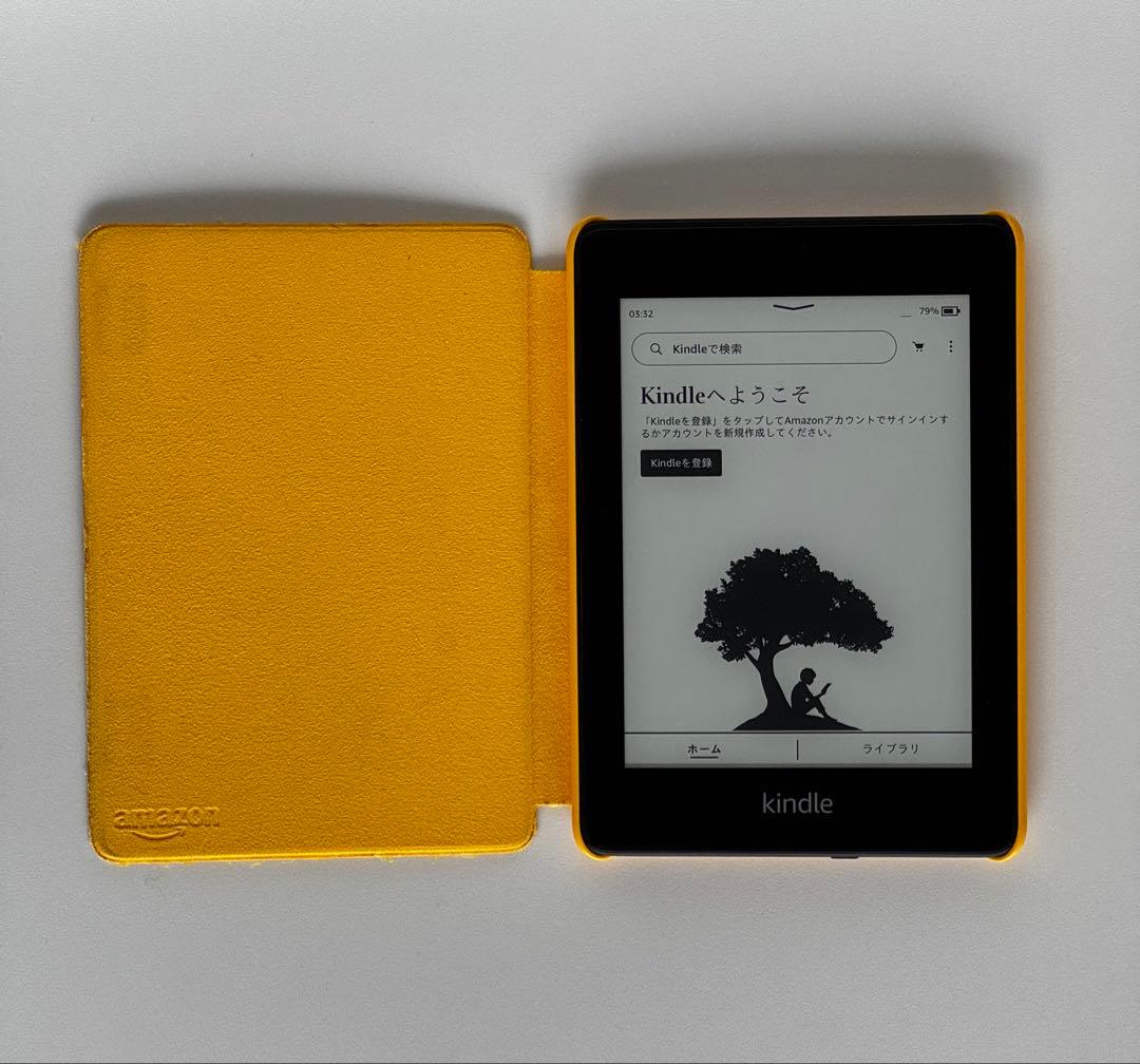 【美品】Kindle paperwhite 第10世代 32GB本体+純正カバー