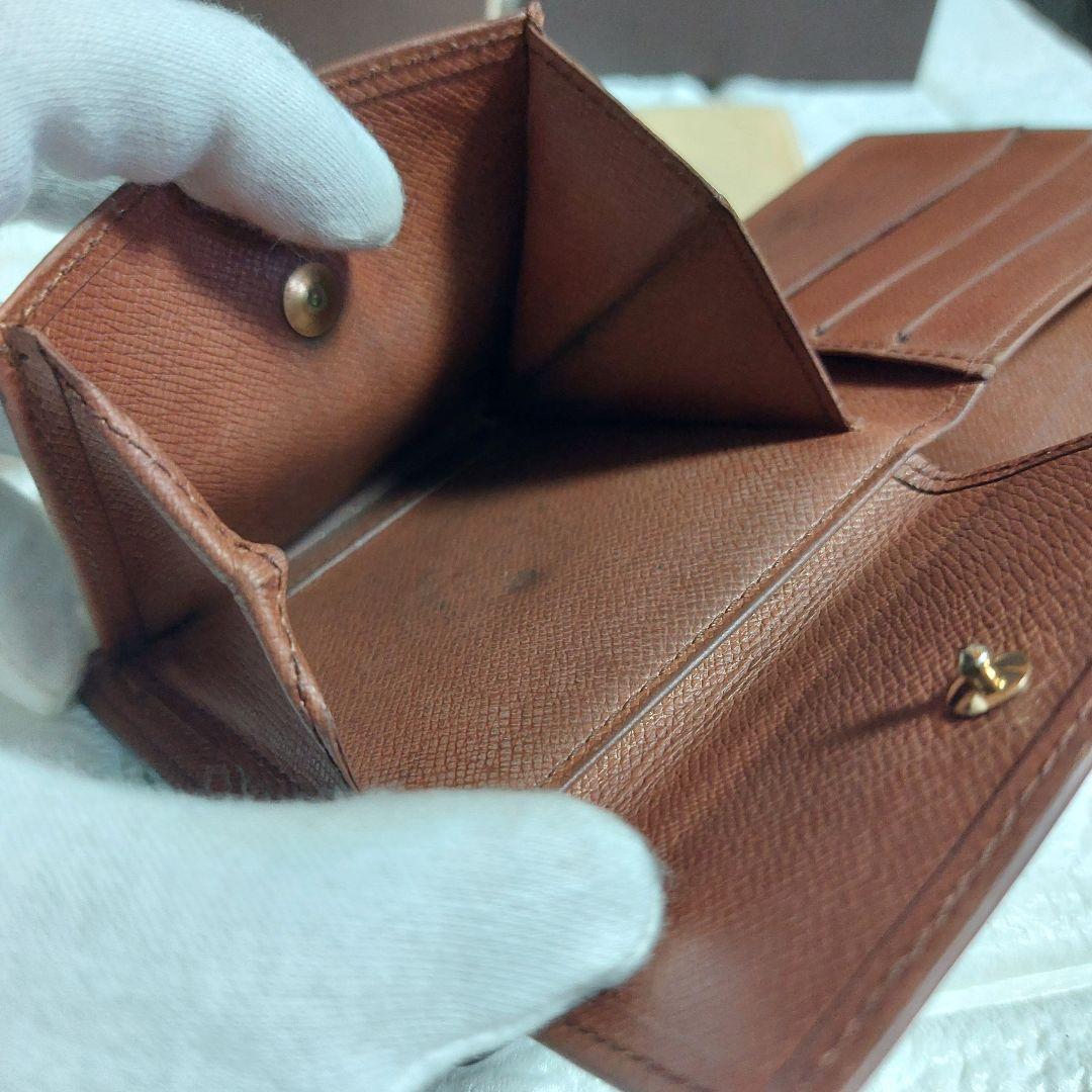 Louis Vuitton ルイヴィトン モノグラム 二つ折財布 付属品付き