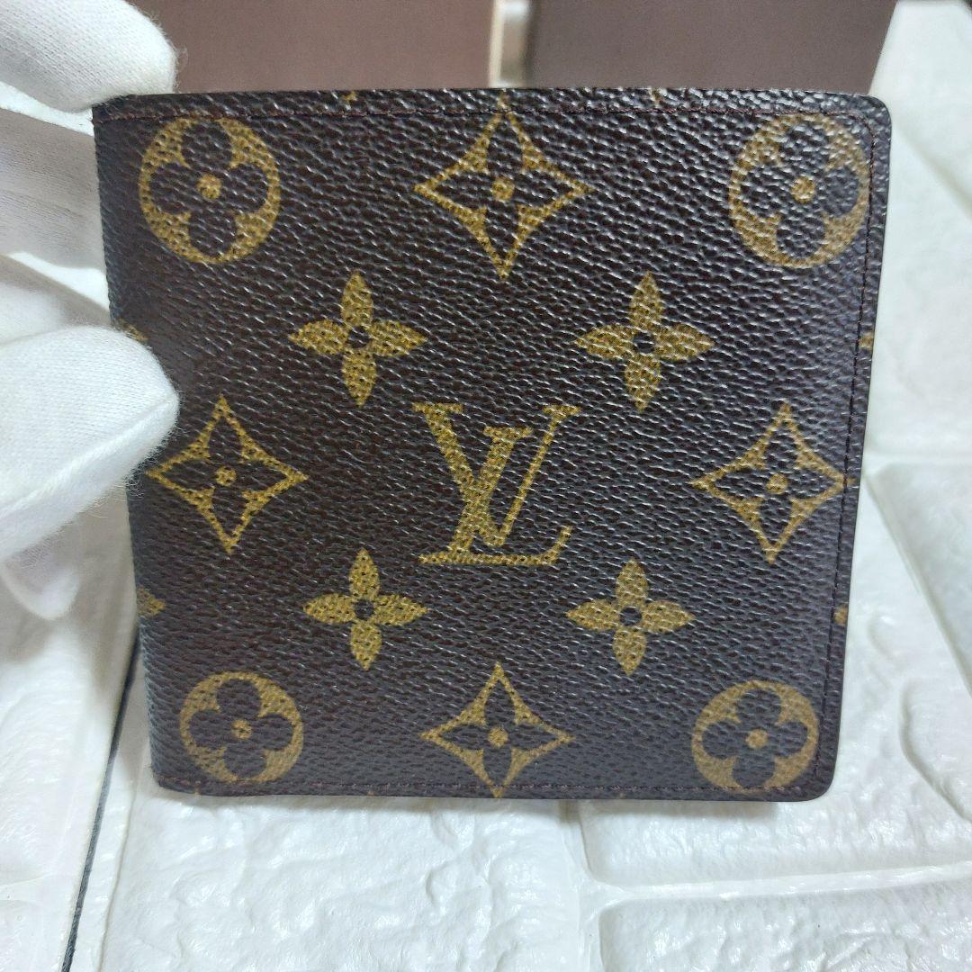 Louis Vuitton ルイヴィトン モノグラム 二つ折財布 付属品付き