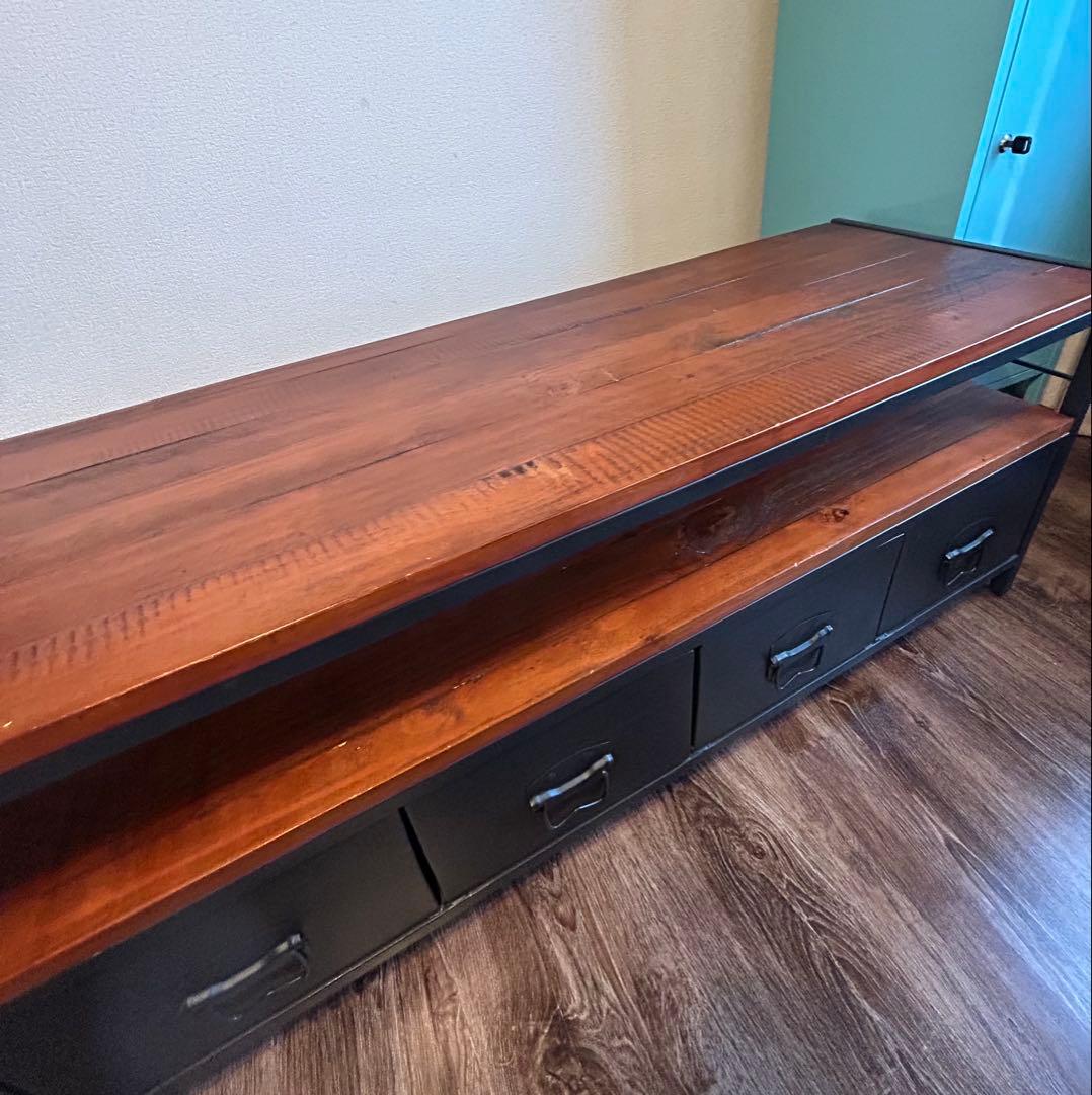 【組立完成品】テレビ台 テレビボード アイアン　スチール