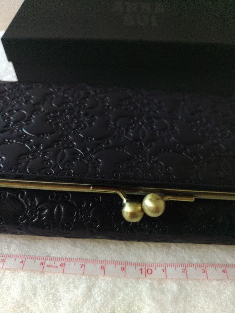 専用ページ アナスイ　長財布　ブラック がま口タイプ