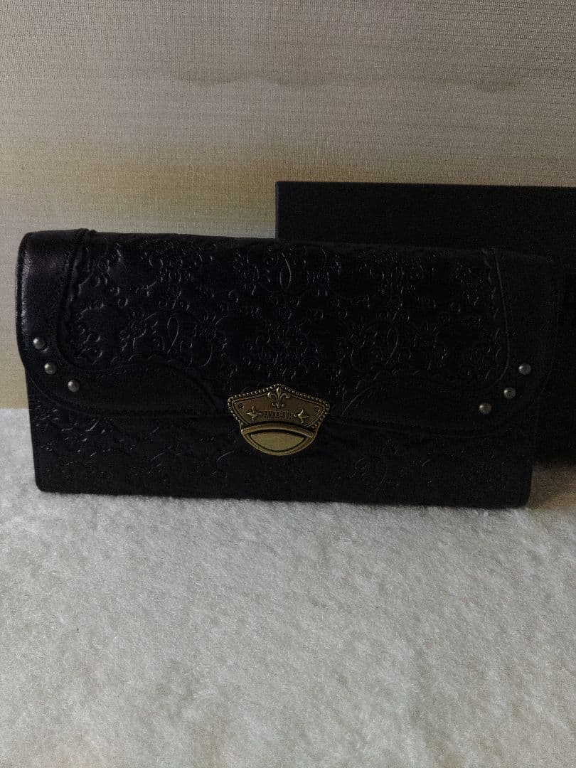 専用ページ アナスイ　長財布　ブラック がま口タイプ