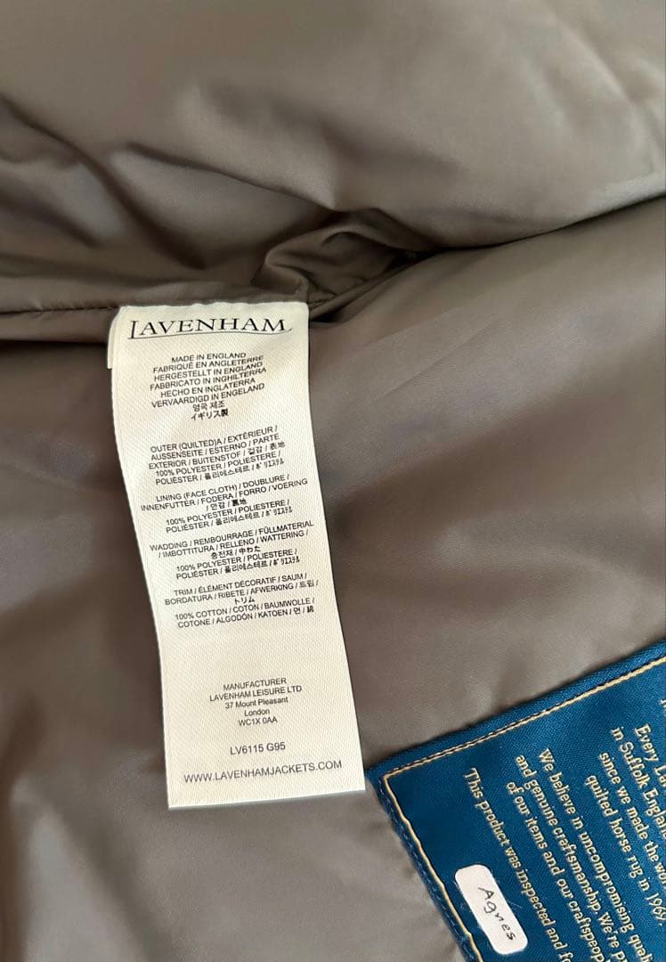 LAVENHAM（ラベンハム）ジレ 新品未使用 タグ付き