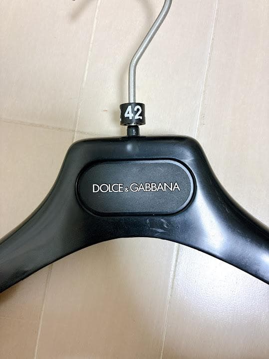 新品タグ付き DOLCE&GABBANA ベロア ジャケット ブラック 42