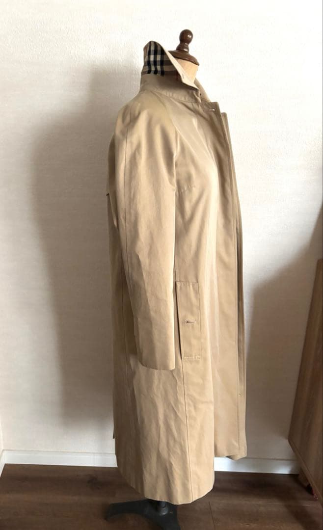 美品☆BURBERRY バーバリー　コート　ステンカラー ノバチェック